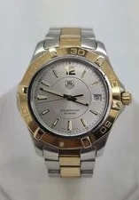 TAG Heuer — WAF1120 Tag Heuer Aquaracer Swiss Quartz Gold Tone Steel — Watch — resale