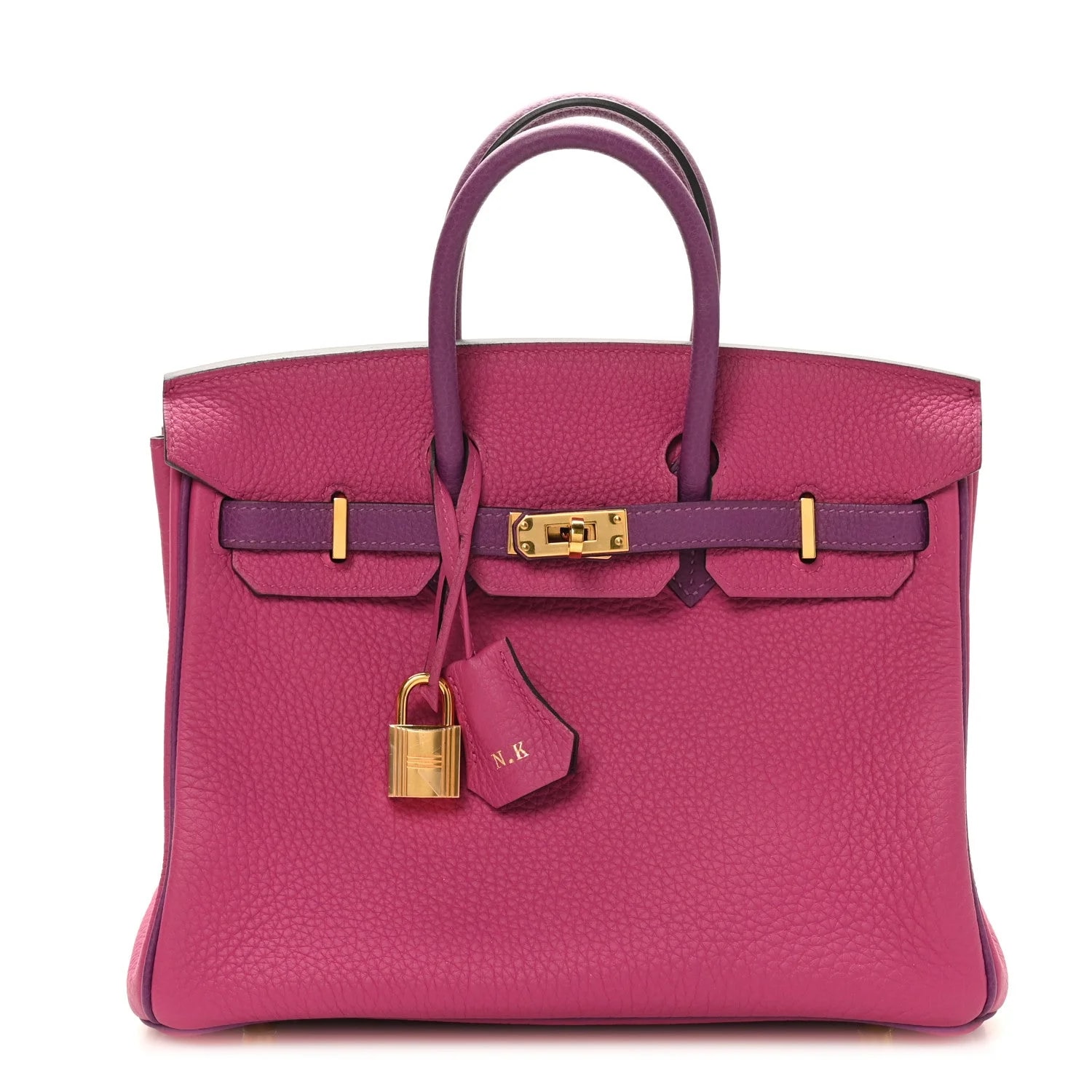 Hermès — Horseshoe Birkin 25 Pourpre Cassis — Handbag — resale