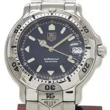 TAG Heuer 6000 Series Professional WH1115-K1 Stainless Steel 38mm Quartz #SNW493