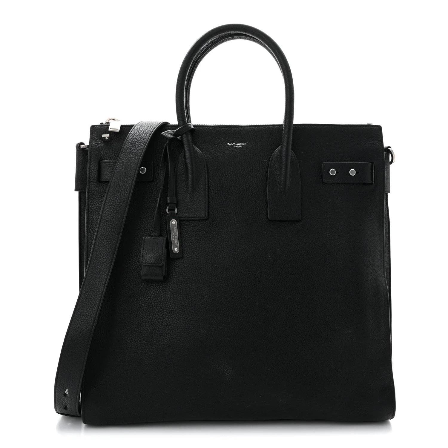 Saint Laurent — Grained Sac de Jour Souple North South — Handbag — resale