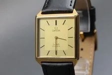 Omega — 1980s Omega DeVille Quartz 20Mic GP Gold Dial Ref.191.0075 — Watch — resale