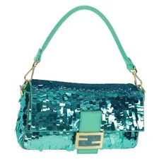 Fendi — Fendi Sequin Mamma Baguette Auth 166166SM — Handbag — resale