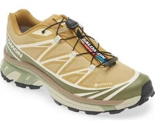 Salomon — Salomon XT-6 GTX GoreTex H2OPROOF Antelope Icicle Portabella Trail Running Shoes — Sneaker — resale