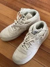Nike — Size 11 - Stussy X Nike Air Force 1 Mid Fossil — Sneaker — resale