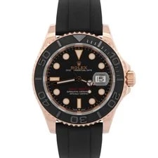 Rolex — 2020 Papers Rolex Yacht-Master Black 18K Rose Gold 40mm 126655 BOX — Watch — resale