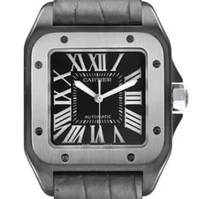 Cartier — Cartier Santos 100 Black PVD Steel W2020010 — Watch — resale