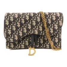 Dior — Christian Dior CD GHW Saddle Chain — Handbag — resale