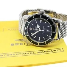 Breitling — Breitling Super Ocean Heritage 46 A17320 46mm SS Black Dial Automatic Date #C261 — Watch — resale