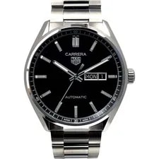 Tag Heuer — TAG Heuer Carrera WBN2010.BA0640 41mm SS Black Dial Automatic Date Box #KN458 — Watch — resale