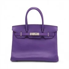 Hermès — Hermès Birkin 30 le Tournay Crocus Metal Fittings □P:2012 — Handbag — resale