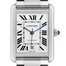 Cartier — Cartier Tank Solo XL Silver Roman Dial Steel W5200028 — Watch — resale