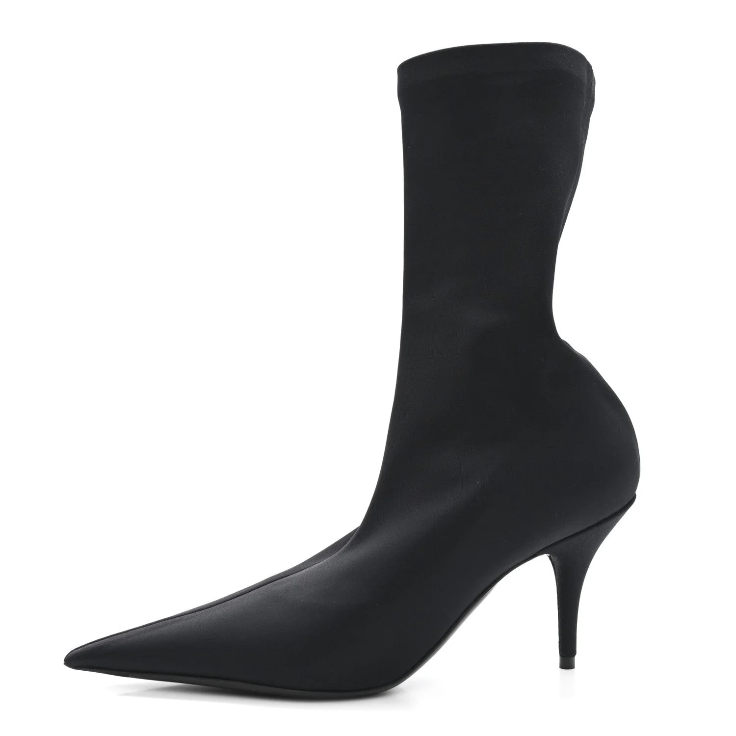 Balenciaga — Matte Spandex Extreme Pointed Toe Knife 80mm Ankle 36 — Designer Shoe — resale