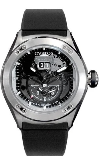 Worldofluxuryus — Cvstos Challenge-R Twin-Time Stainless Steel — Watch — resale