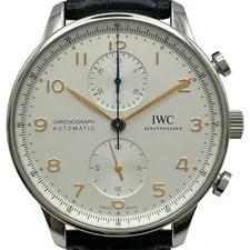 IWC — IWC Portucheer Chronograph IW371604 Silver Stainless Steel From Japan — Watch — resale