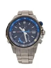 Casio — Casio Cacharot Solar Radio Wave Analog Titanium BLK SLV Titanium 0CW P1000 — Watch — resale