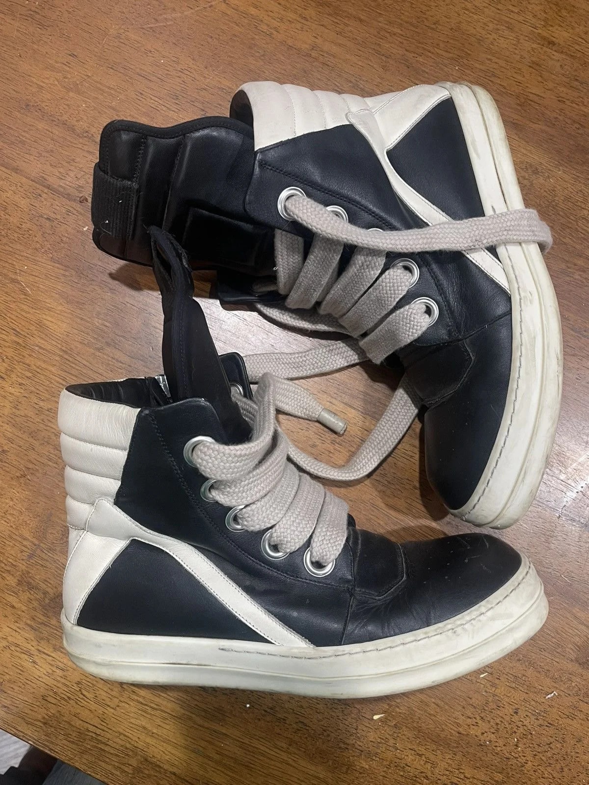 Rick Owens — Thick Lace Rick Owens Geobaskets — Sneaker — resale