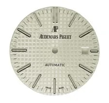 Audemars Piguet — Factory Original Audemars Piguet White Dial for Royal Oak Steel 41MM — Watch — resale