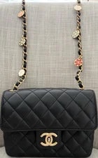 Chanel — Chanel 23C Casino Royale Charms Square Flap HW — Handbag — resale