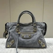 Balenciaga — Balenciaga City Mini Rivet Top Handle No Strap — Handbag — resale