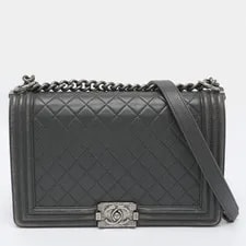 Chanel — Chanel Boy Medium Metallic Flap — Handbag — resale