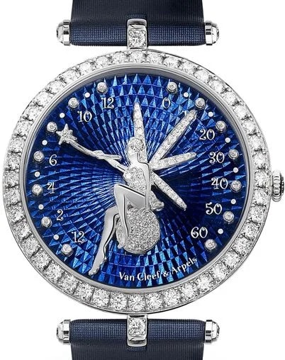 Worldofluxuryus — Van Cleef & Arpels Poetic Complications Arpels Feerie 18K White Gold & Diamonds Lady's — Watch — resale