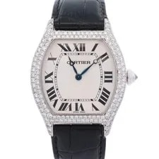 Cartier — Cartier Tortue 43mm Ivory Dial Ref# WA503851 — Watch — resale