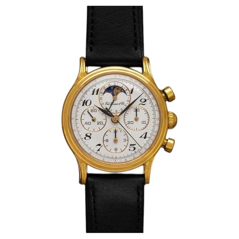Patek Philippe — 1940 Cresarrow Art Deco Watch Palladium Diamonds Aquamarines — Watch — resale