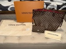 Louis Vuitton — Louis Vuitton Neverfull Lining & Matching Wallet — Handbag — resale