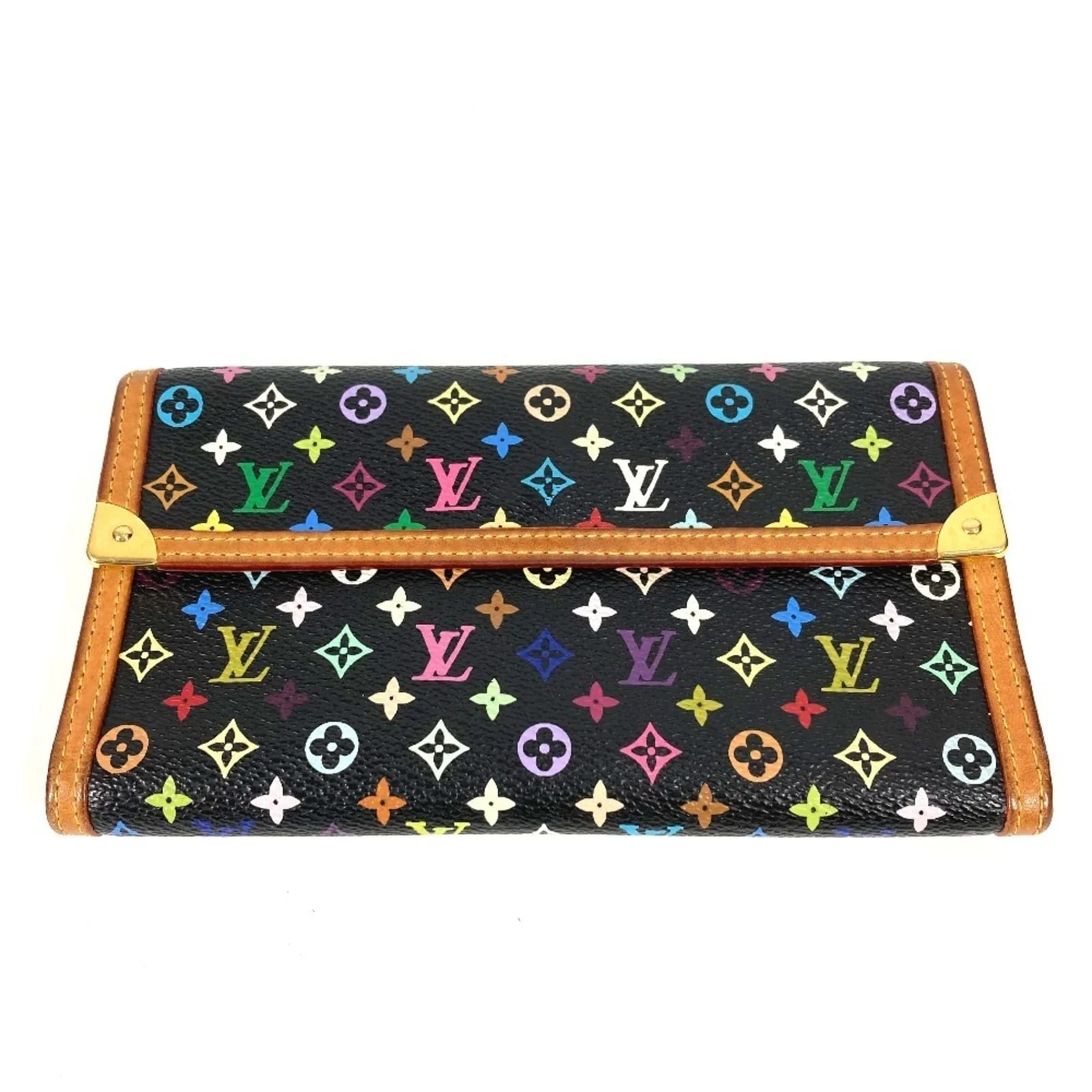 Louis Vuitton — Louis Vuitton Multicolore Long Wallet (Tri-Fold) — Handbag — resale