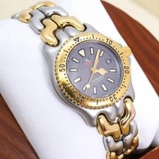 Tag Heuer — Working TAG Heuer Gold Two-Tone Cell Date 3444 — Watch — resale