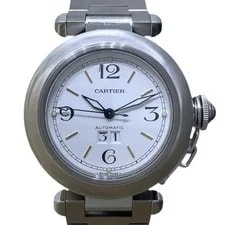 Cartier — Cartier C W31044M7 35mm Stainless Steel White OKW506 — Watch — resale