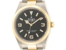 Rolex — Rolex Explorer 1 124273 K18Yellow Gold / Stainless Steel 36mm Black Dial #DW130 — Watch — resale