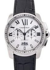 Cartier — Cartier Calibre de Chronograph W7100046 Stainless Steel 42mm Automatic #KMW2216 — Watch — resale