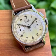 Breitling — 1945 Breitling Premier Ref. 789 Two Register Chronograph Stainless Steel — Watch — resale