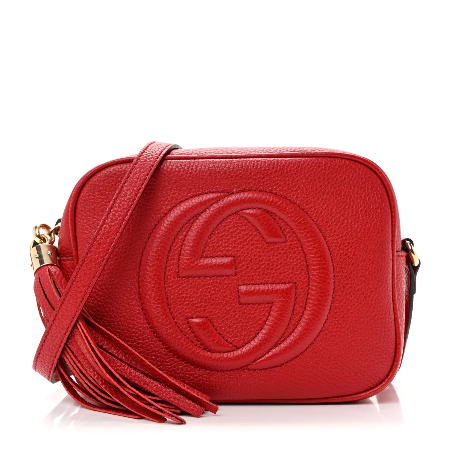 Gucci — Pebbled Small Soho Disco Vibrant — Handbag — resale