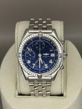 Breitling — Breitling Chronomat A13050.1 Blue Dial 39mm With Original Box, Papers & Booklets — Watch — resale