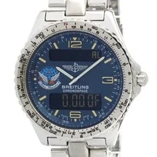 Breitling — Breitling Chronospace Blue Impulse Steel Quartz A56012.... BF588618 — Watch — resale