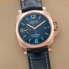 Panerai — Panerai Luminor 1950 Marina Automatic 44 18k Rose Gold PAM1112 - 100% Complete — Watch — resale