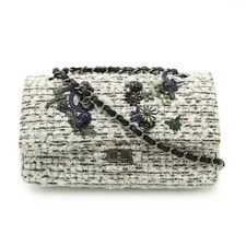 Chanel — Chanel 2.55 W Flap Chain Flower Motif — Handbag — resale