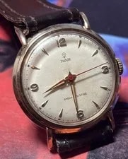Tudor — Tudor Shock Resisting Solid 10ct Gold Serviced Manual Wind — Watch — resale