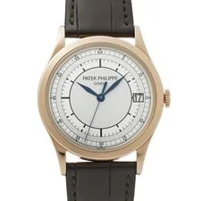 Patek Philippe — Patek Philippe Calatrava 5296R-001 38mm Rose Gold Silver #WW7790 — Watch — resale