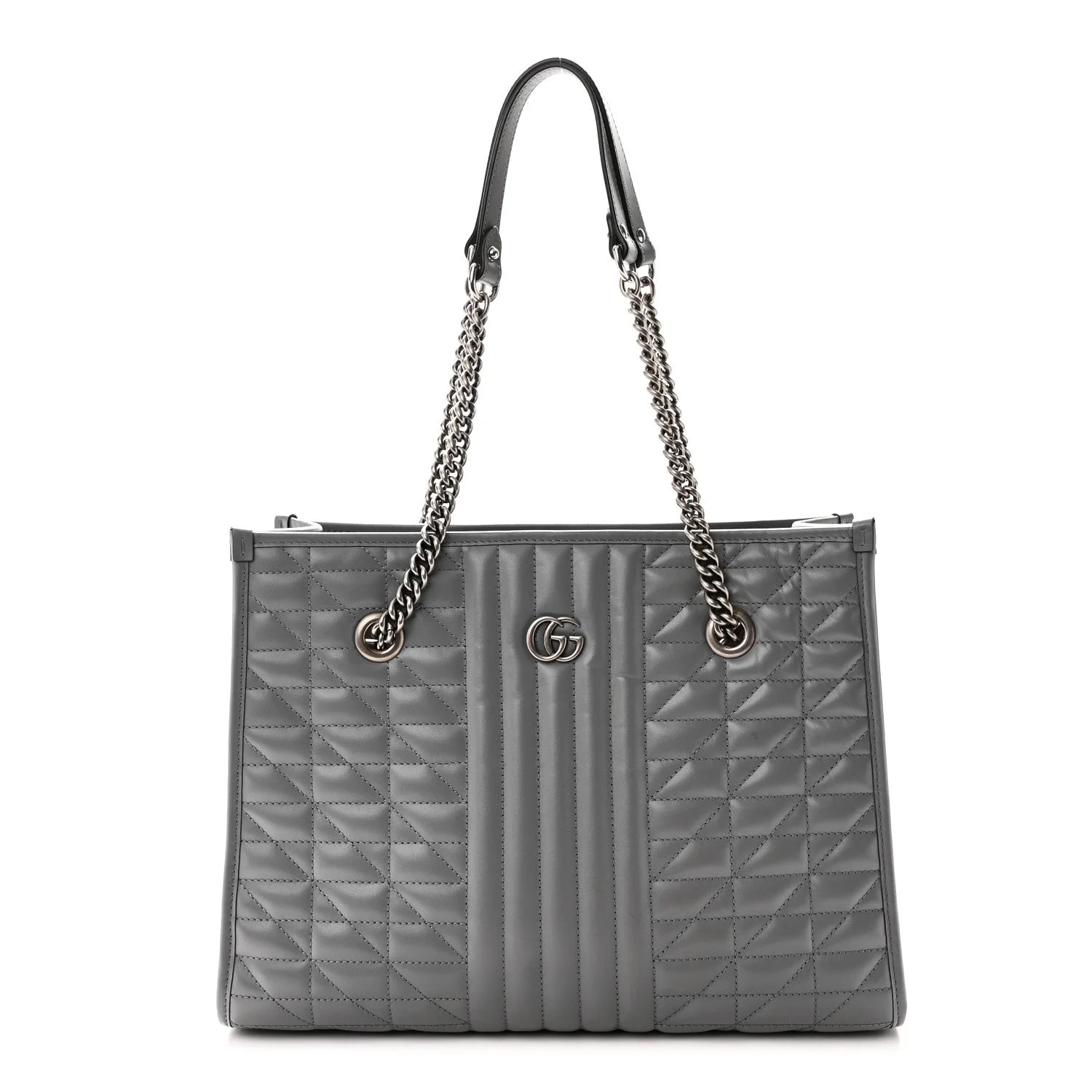 Gucci — Matelasse Aria Medium GG Marmont Deep — Handbag — resale