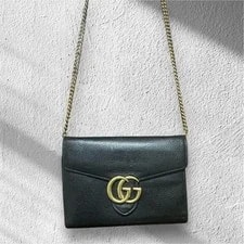Gucci — Gucci GG Marmont Wallet Chain Strap — Handbag — resale