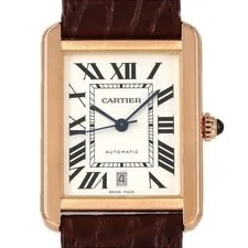 Cartier — Authentic Cartier Tank Solo XL PGxSS W5200026 SSxPG Mechanical Automatic #23... — Watch — resale