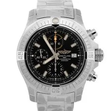 Breitling — NEW Papers Breitling Avenger Chronograph 45 Black Steel 45mm A13317 BOX — Watch — resale