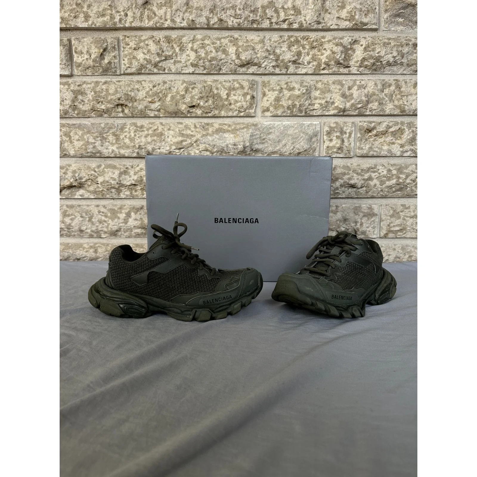 Balenciaga — Balenciaga Track.3 / With Distressing — Sneaker — resale