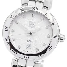 Tag Heuer — TAG Heuer Link WAT1415.BA0954 11P Diamond Date Pink Dial Quartz Ladies_951066 — Watch — resale