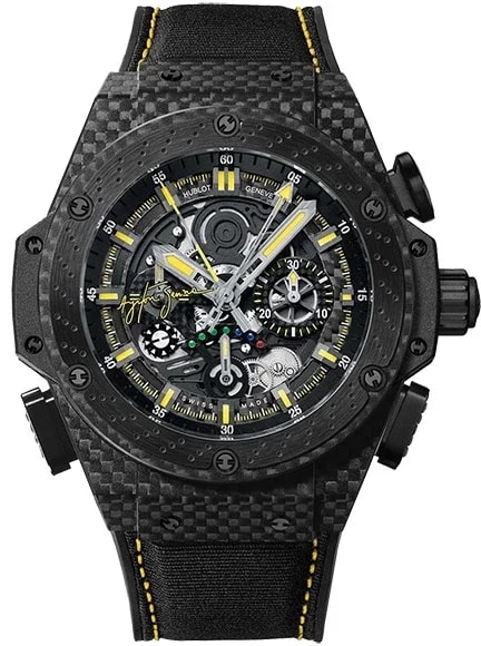 Worldofluxuryus — Hublot King Power Ayrton Senna Forged Chronograph Carbon & Ceramics & Titanium — Watch — resale