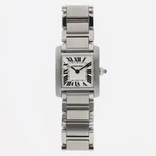 Cartier — Cartier Tank Française W51008Q3 Silver Dial Stainless Steel Quartz Watc — Watch — resale