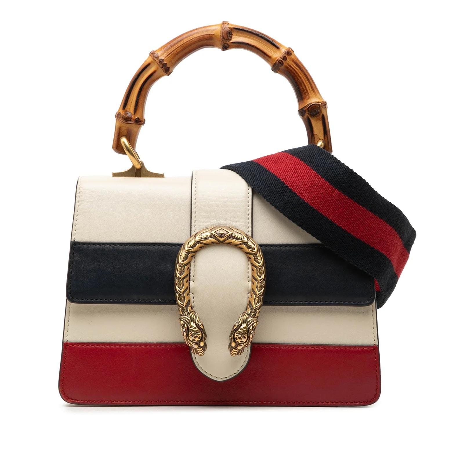 Gucci — Mini Bamboo Dionysus Web Satchel — Handbag — resale